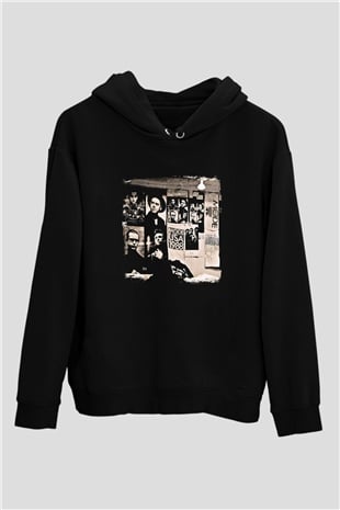 Depeche Mode Baskılı Unisex Siyah Hoodie