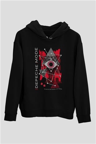 Depeche Mode Siyah Unisex Hoodie