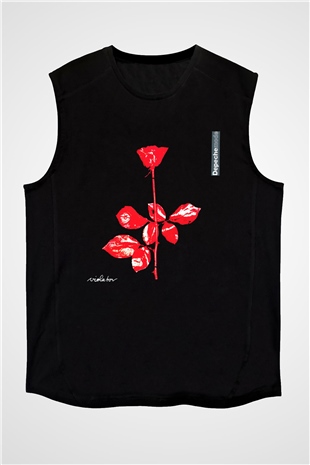 Depeche Mode Siyah Unisex Kolsuz Tişört