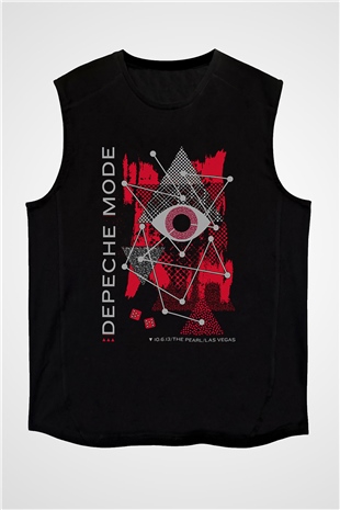 Depeche Mode Siyah Unisex Kolsuz Tişört