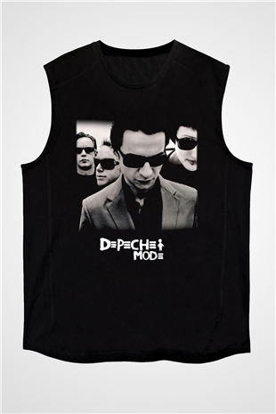 Depeche Mode Siyah Unisex Kolsuz Tişört