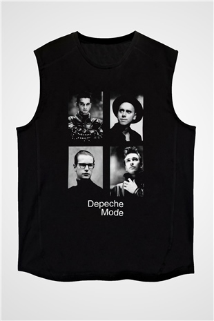 Depeche Mode Siyah Unisex Kolsuz Tişört