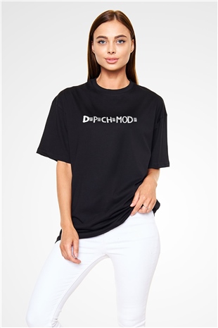 Depeche Mode Siyah Unisex Oversize Tişört T-Shirt