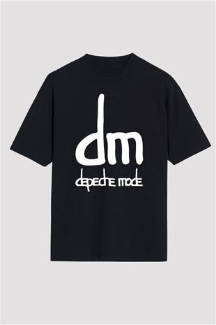 Depeche Mode Siyah Unisex Oversize Tişört T-Shirt
