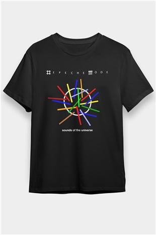 Depeche Mode Siyah Unisex Tişört T-Shirt - TişörtFabrikası