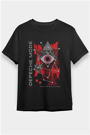 Depeche Mode Siyah Unisex Tişört T-Shirt - TişörtFabrikası