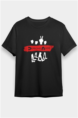 Depeche Mode Siyah Unisex Tişört T-Shirt - TişörtFabrikası