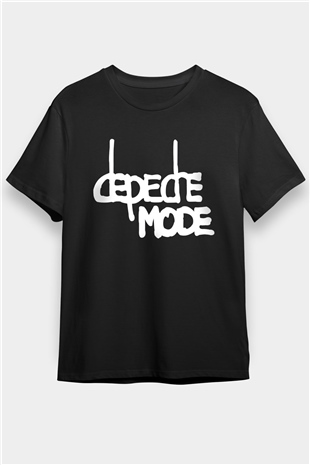 Depeche Mode Siyah Unisex Tişört T-Shirt - TişörtFabrikası