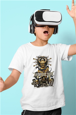 Despised Icon Baskılı Unisex Beyaz Çocuk Tişört