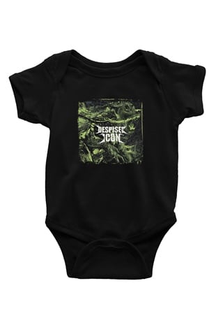 Despised Icon Baskılı Unisex Siyah Bebek Body - Zıbın