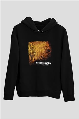 Despised Icon Baskılı Unisex Siyah Hoodie