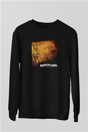 Despised Icon Baskılı Unisex Siyah Sweatshirt