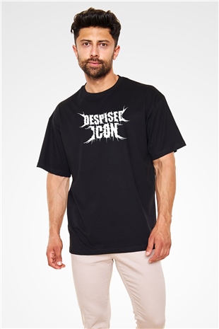 Despised Icon Siyah Unisex Oversize Tişört T-Shirt