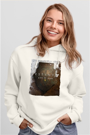 Destiny: Rise of Iron Beyaz Unisex Hoodie