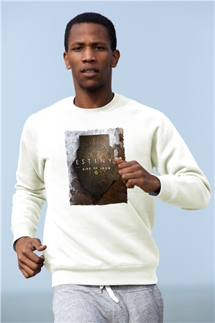 Destiny: Rise of Iron Beyaz Unisex Sweatshirt