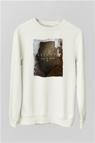 Destiny: Rise of Iron Beyaz Unisex Sweatshirt
