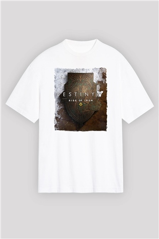 Destiny: Rise of Iron Beyaz Oversize Tişört Oversize T-shirt