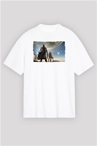 Destiny: Rise of Iron Beyaz Oversize Tişört Oversize T-shirt
