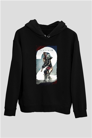 Destiny: Rise of Iron Siyah Unisex Hoodie