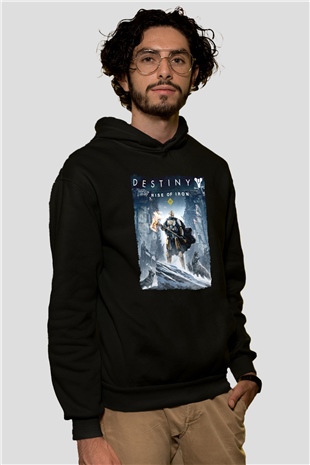 Destiny: Rise of Iron Siyah Unisex Hoodie