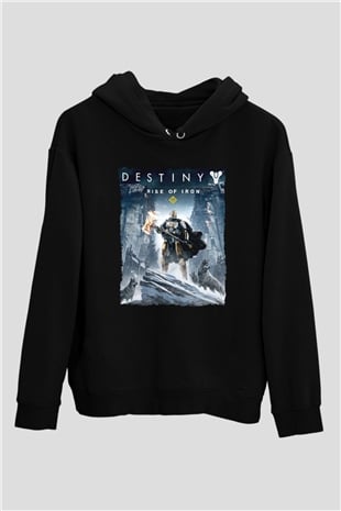 Destiny: Rise of Iron Siyah Unisex Hoodie