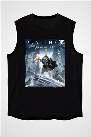 Destiny: Rise of Iron Siyah Unisex Kolsuz Tişört