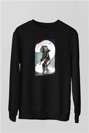 Destiny: Rise of Iron Siyah Unisex Sweatshirt