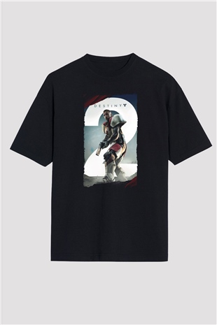 Destiny: Rise of Iron Siyah Oversize Tişört Oversize T-shirt