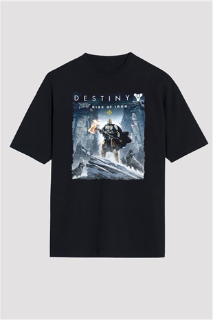 Destiny: Rise of Iron Siyah Oversize Tişört Oversize T-shirt