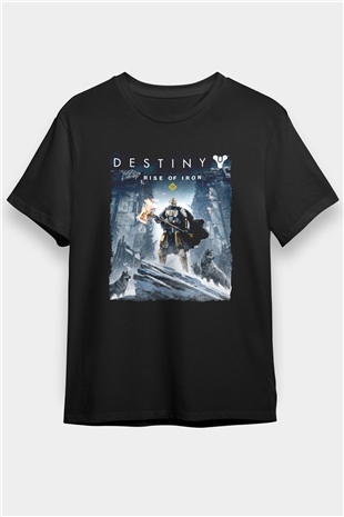 Destiny: Rise of Iron Siyah Unisex Tişört T-Shirt