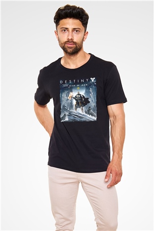 Destiny: Rise of Iron Siyah Unisex Tişört T-Shirt