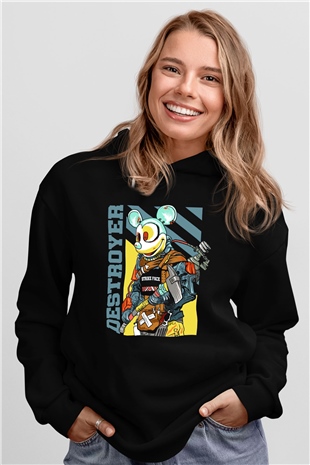 DestroyerSiyah  Unisex Hoodie