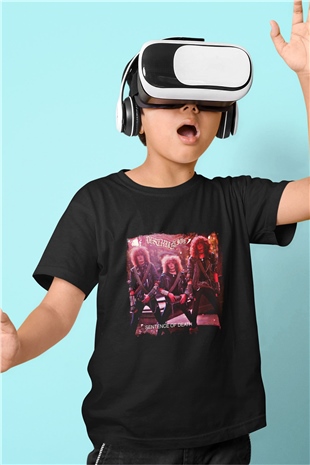 Destruction Baskılı Unisex Siyah Çocuk Tişört