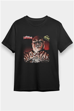 Destruction Baskılı Unisex Siyah Tişört