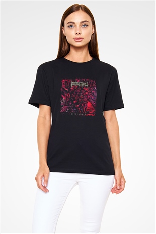 Desultory Baskılı Unisex Siyah Tişört