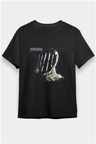 Desultory Baskılı Unisex Siyah Tişört
