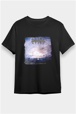 Desultory Baskılı Unisex Siyah Tişört