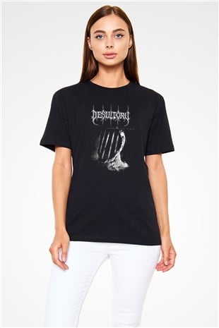 Desultory Siyah Unisex Tişört T-Shirt - TişörtFabrikası
