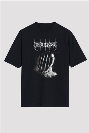 Desultory Siyah Oversize Tişört Oversize T-shirt - TişörtFabrikası