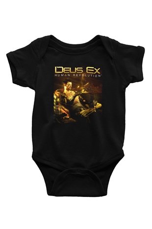 Deus Ex Siyah Bebek Body - Zıbın