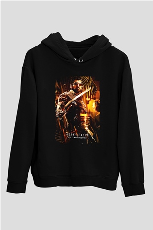 Deus Ex Siyah Unisex Hoodie