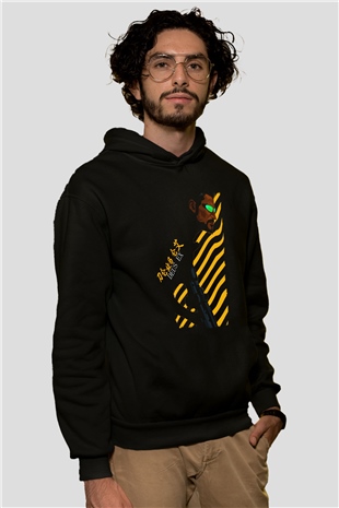 Deus Ex Siyah Unisex Hoodie