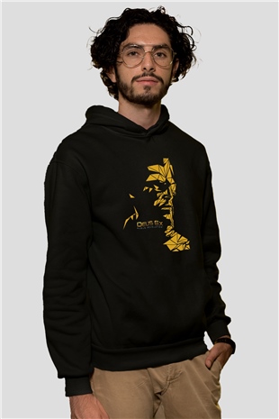 Deus Ex Siyah Unisex Hoodie