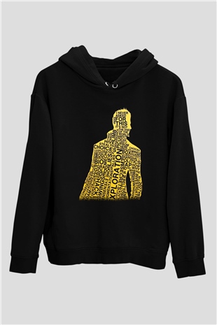 Deus Ex Siyah Unisex Hoodie