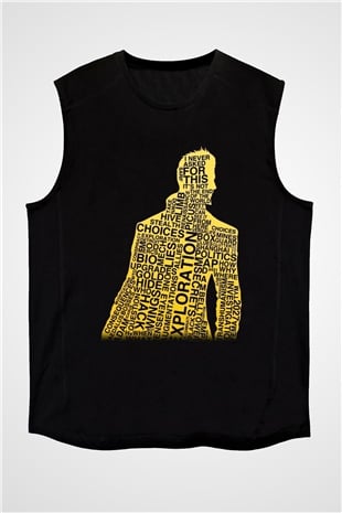 Deus Ex Siyah Unisex Kolsuz Tişört