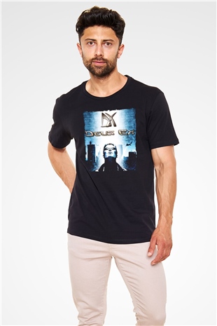 Deus Ex Siyah Unisex Tişört T-Shirt