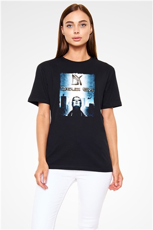 Deus Ex Siyah Unisex Tişört T-Shirt