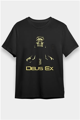 Deus Ex Siyah Unisex Tişört T-Shirt