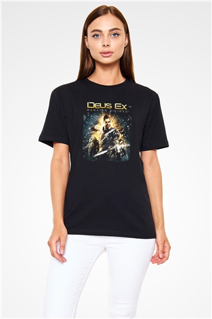Deus Ex Siyah Unisex Tişört T-Shirt