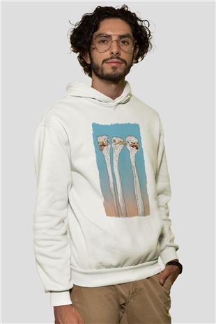 Deve Kuşları ÇetesiBeyaz  Unisex Hoodie